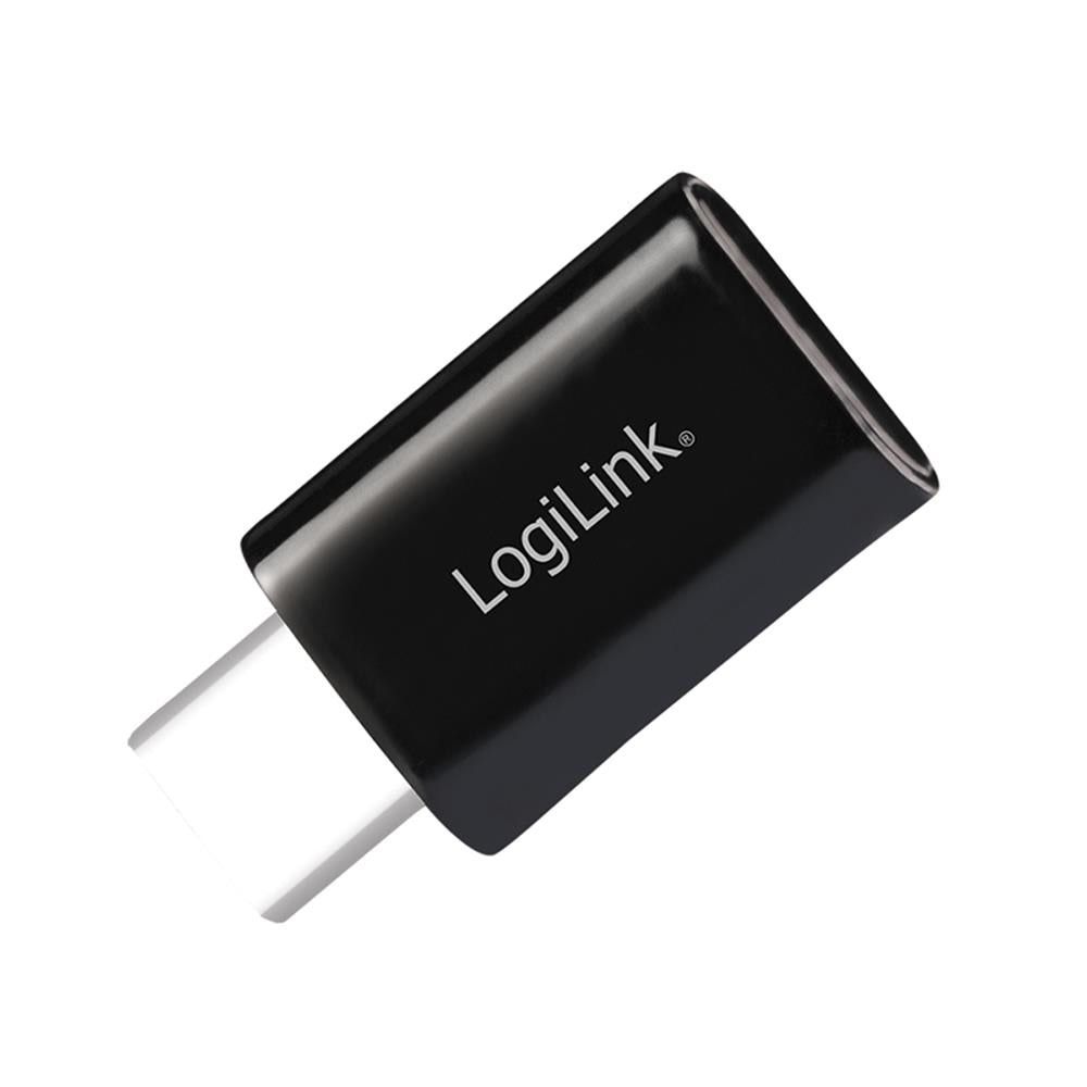 LogiLink Bluetooth 5.3 Adapter – USB-C Gen1, 20 m Reichweite, Schwarz