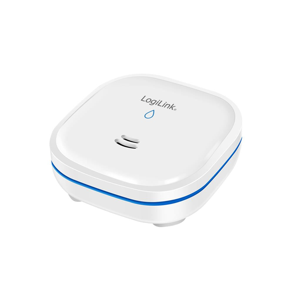 LogiLink Wasserlecksensor – Zuverlässiger Schutz vor Wasserschäden, IP65, Alarm >85 dB