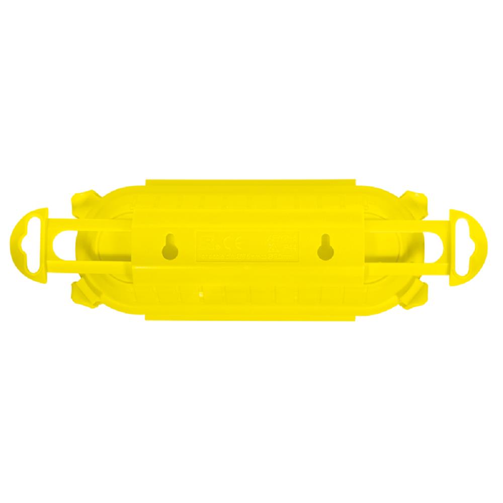 LogiLink Netzkabel-Schutzbox für den Außenbereich IP44 gelb Wassergeschützte Sicherheitsbox