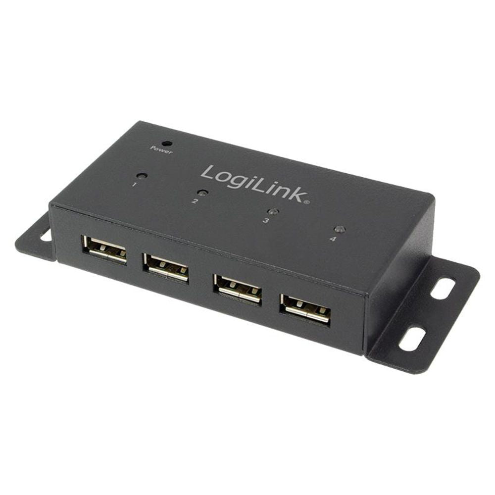 LogiLink USB 2.0 Hub mit 4-Port aus Metall – LogiLink Shop