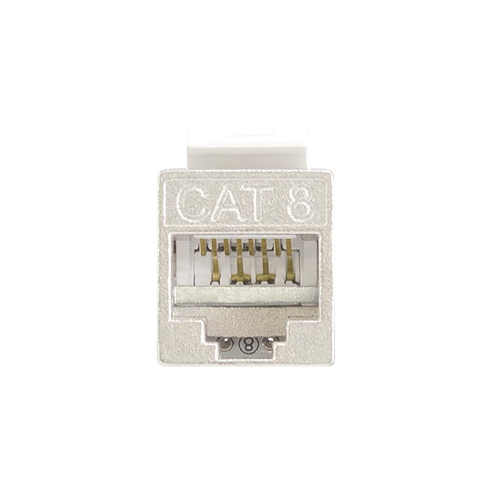 LogiLink Cat.8.1 Keystone-Buchse – STP, werkzeuglos, 14,5 mm schmal