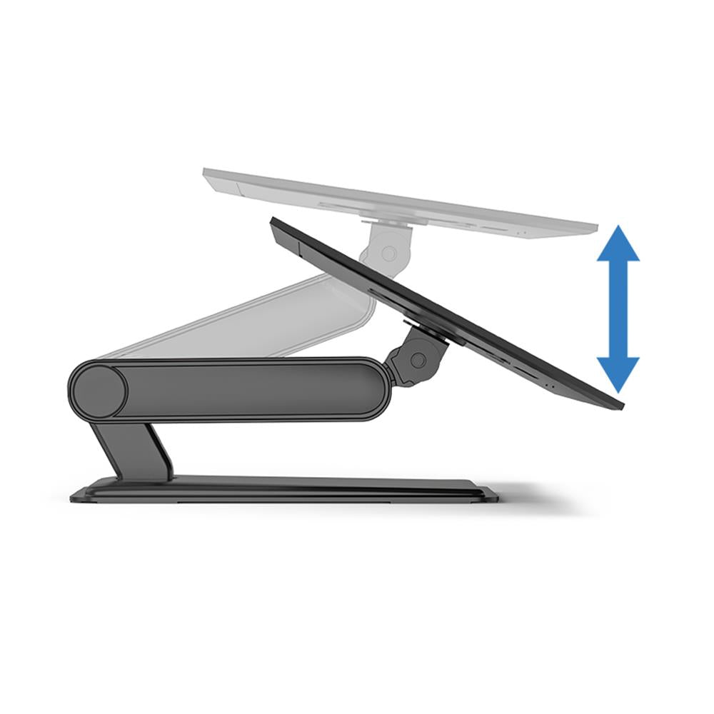 LogiLink Touchscreen-Monitorhalterung 17–32", Gasdruckfeder, Stahl, mobil