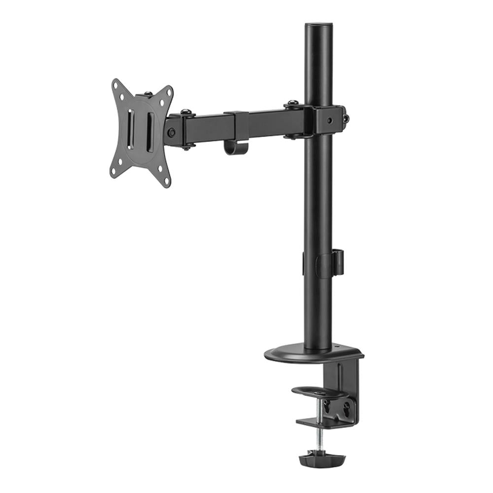 LogiLink Monitorhalterung 17–32", Armlänge 200 mm, Tischmontage, Schwarz