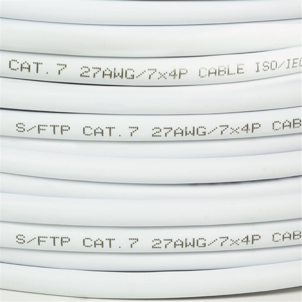 LogiLink Patchkabel PrimeLine, Cat.7, S/FTP, weiß, 50 m