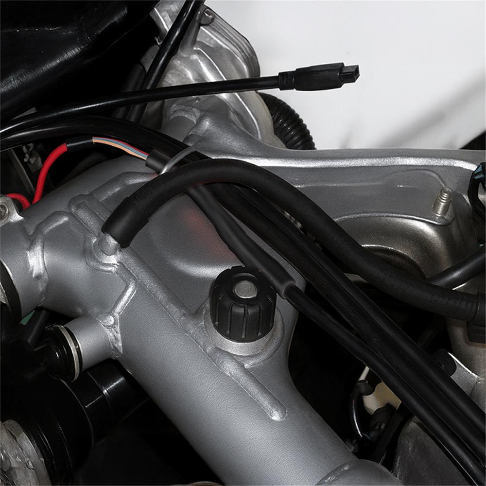 LogiLink Schrumpfschlauch-Set, 300 Stück, 45 mm Länge, 3:1 Schrumpfrate, Schwarz