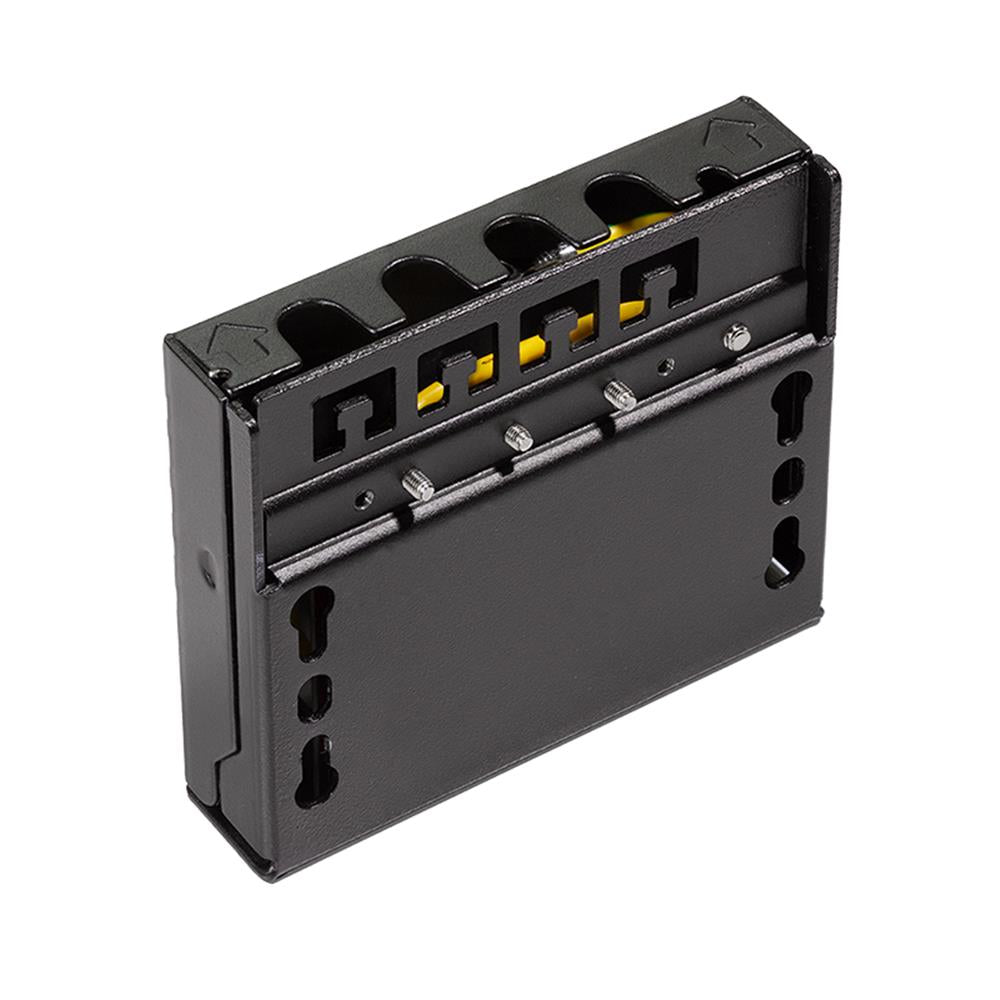 LogiLink Cat.6A Patchpanel – Mini Verteiler, 4 Ports, geschirmt