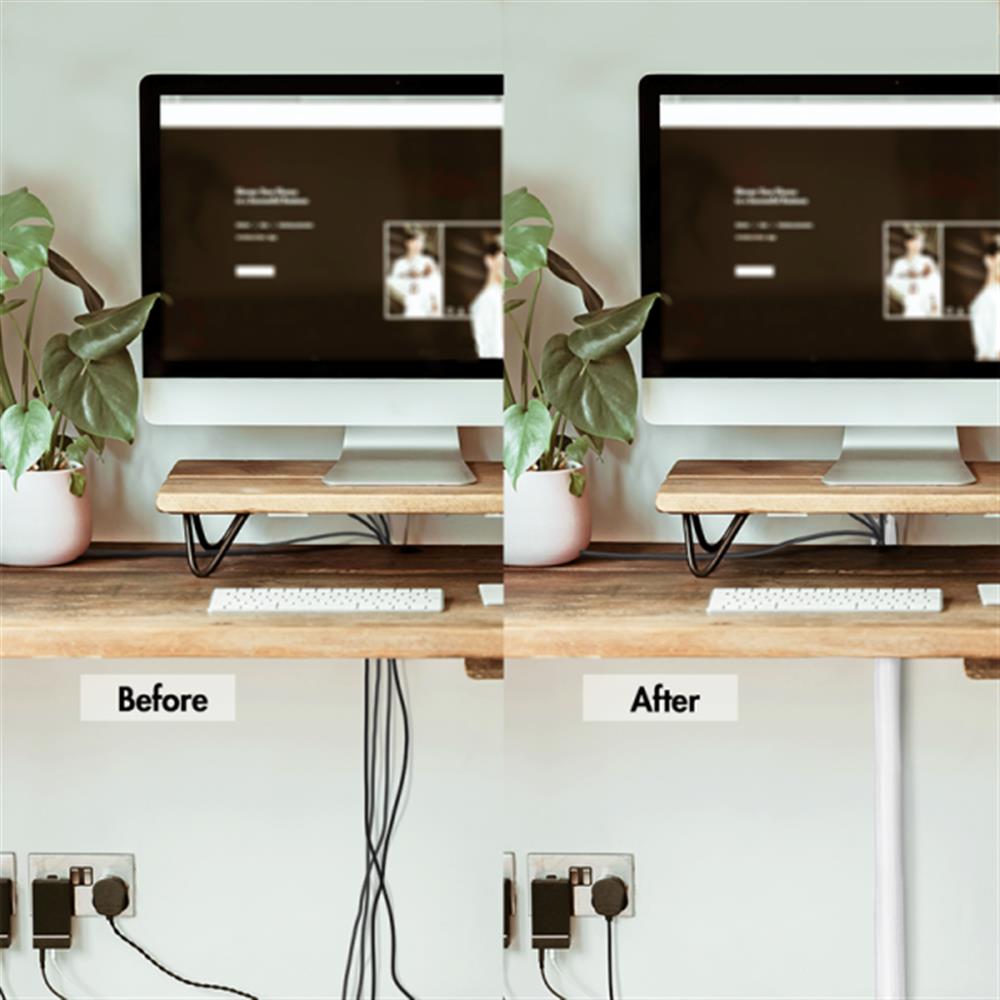 LogiLink Kabelschlauch mit Reißverschluss, 30 mm, Weiß, 5 m