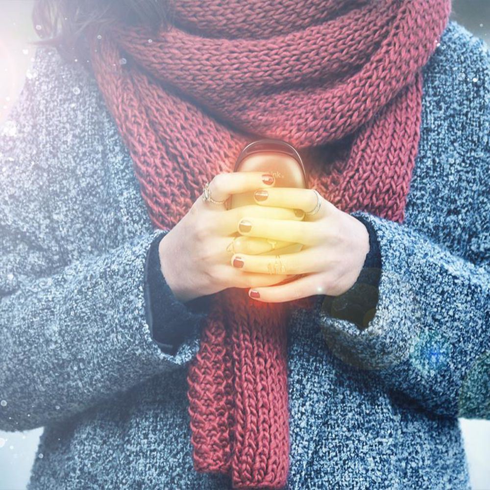 LogiLink Powerbank 4.000 mAh mit Handwärmer, USB-A, metallgrau