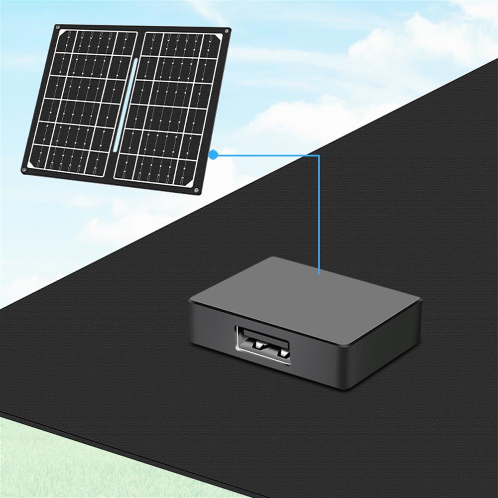 LogiLink 7 W faltbares Solarpanel, IP65, USB-A, für Powerbanks & Geräte