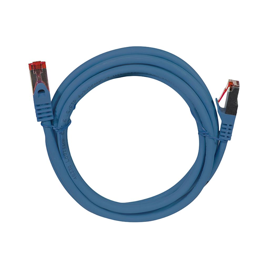 LogiLink Patchkabel PrimeLine, Cat.6, S/FTP, blau, 1,5 m