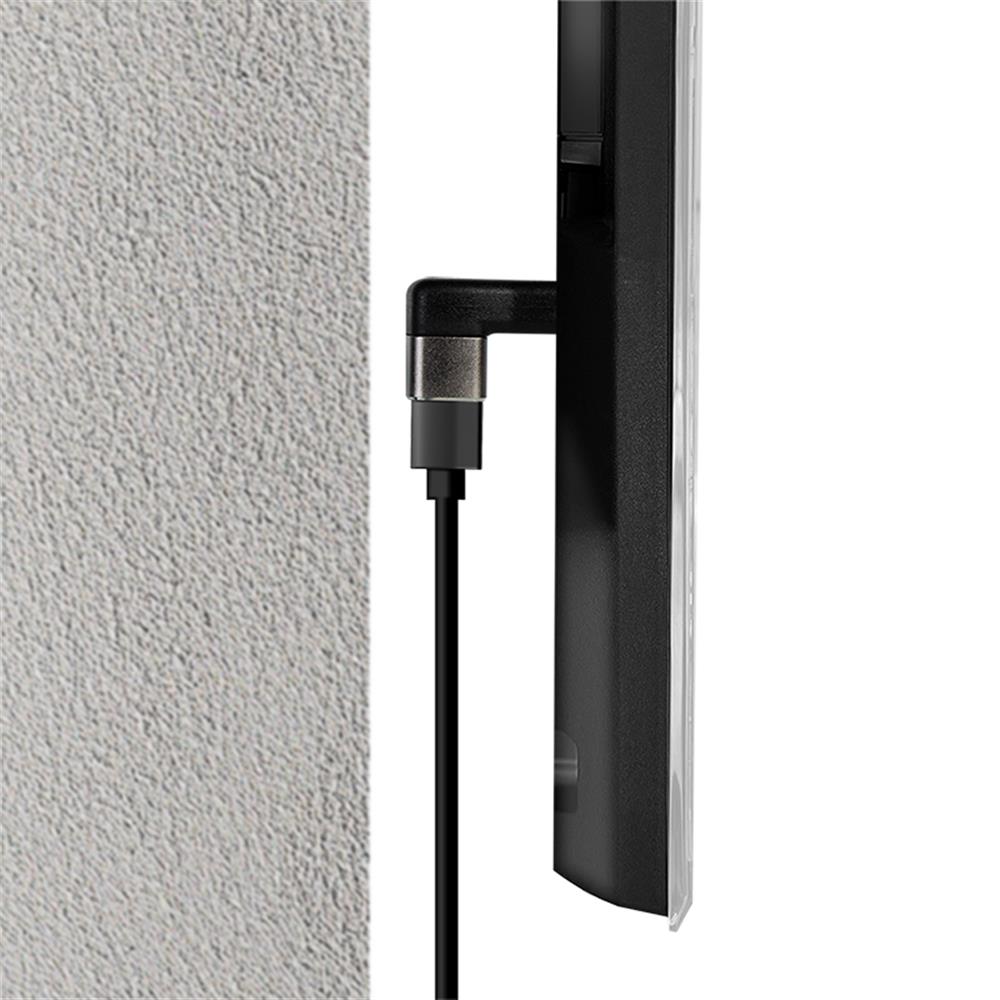 LogiLink HDMI-Adapter, A/M zu A/F, 90° gewinkelt, 8K/60 Hz, schwarz/grau