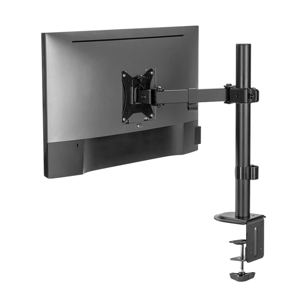 LogiLink Monitorhalterung 17–32", Armlänge 200 mm, Tischmontage, Schwarz