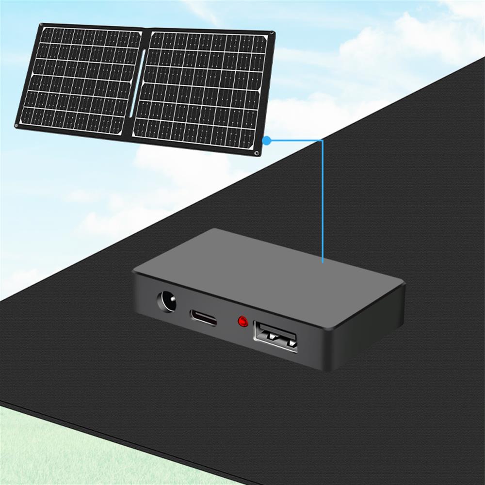 LogiLink 30 W faltbares Solarpanel, IP65, USB-A, USB-C, DC5521, für Powerbanks & Geräte