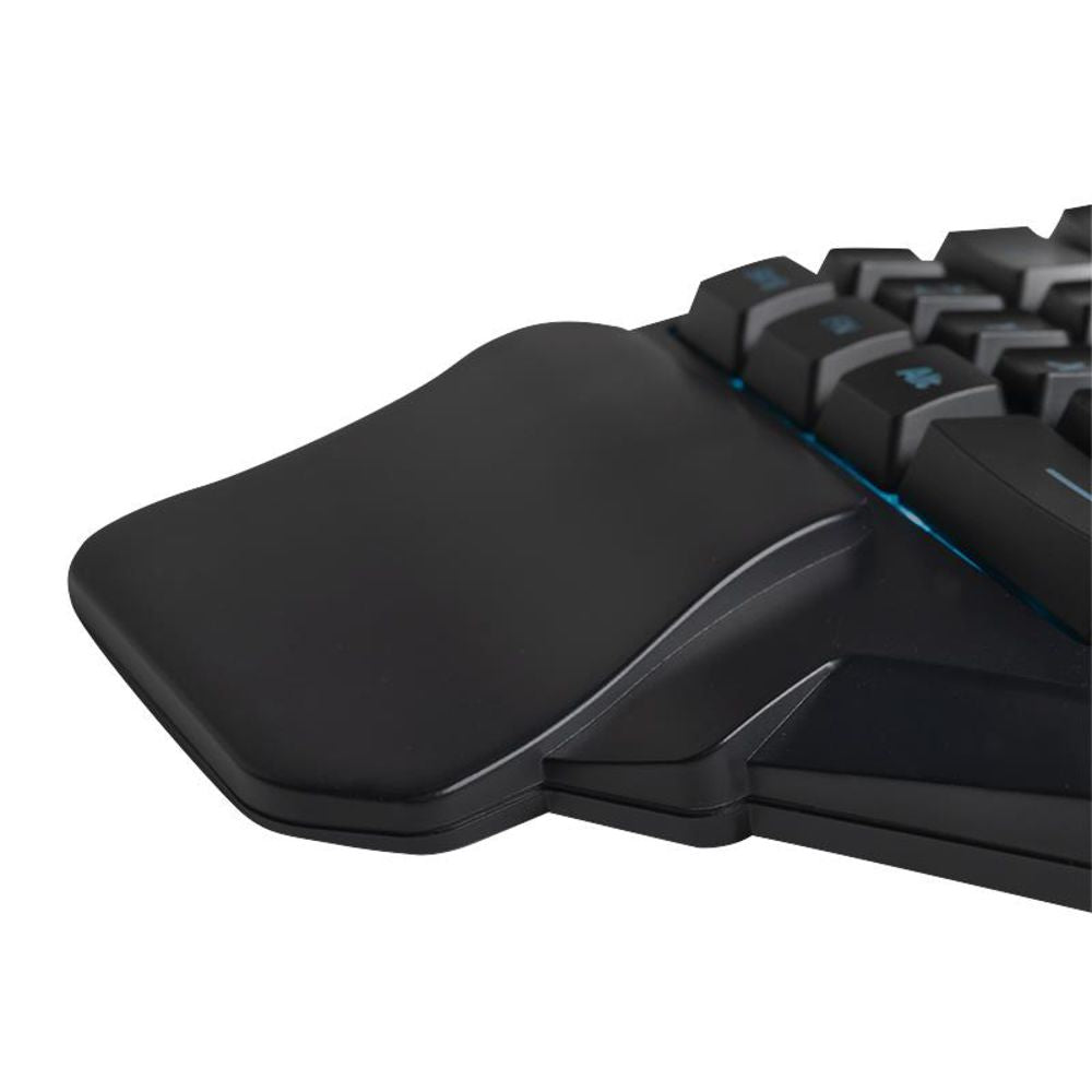 LogiLink Beleuchtete Einhand-Gaming-Tastatur schwarz schnurgebunden