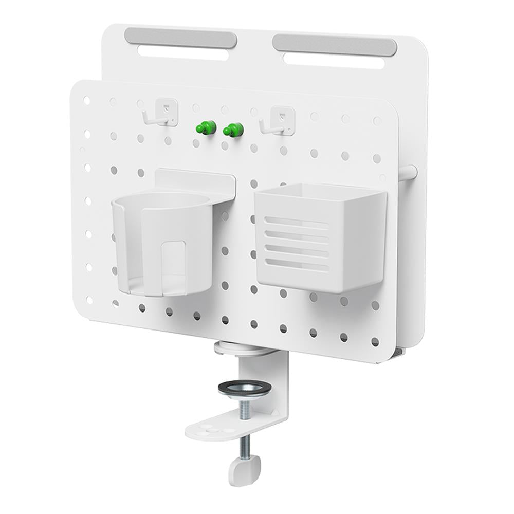 LogiLink Lochplatten-Organizer, Klemmmontage, Weiß, 36,2×15,8×44,5 cm