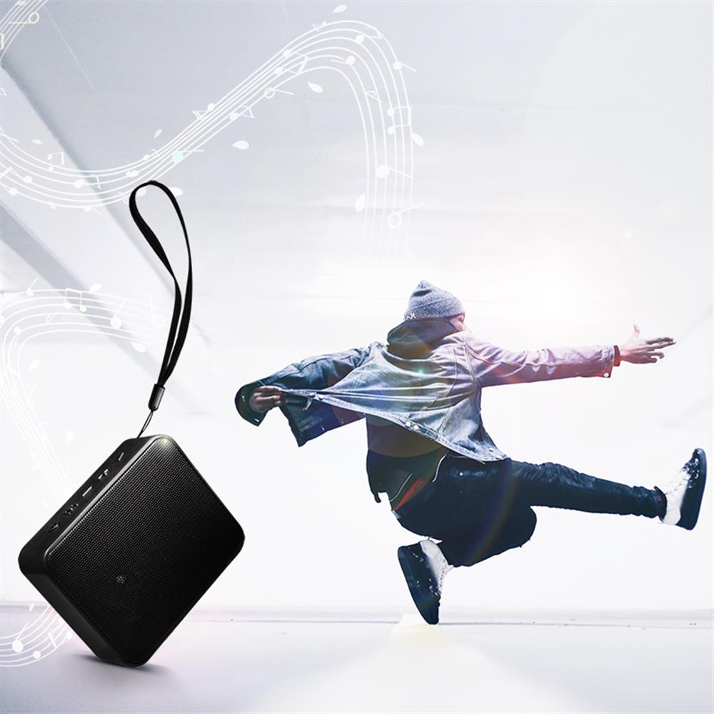 LogiLink Kompakter Bluetooth 5.3 Lautsprecher, 14 Std. Akku, Schwarz