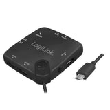 LogiLink Micro-USB OTG (On-The-Go) Multifunktions-Hub und Kartenleser