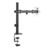LogiLink Monitorhalterung 17–32", Armlänge 200 mm, Tischmontage, Schwarz