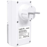 LogiLink Mechanische Zeitschaltuhr im 2er Set, IP44, für Outdoor