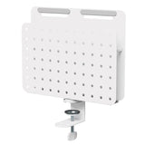 LogiLink Lochplatten-Organizer, Klemmmontage, Weiß, 36,2×15,8×44,5 cm