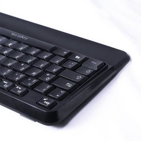 LogiLink Tastatur Maus Set Kombination Funk 2.4 GHz QWERTZ 1200 dpi wireless