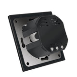 LogiLink Unterputz-Steckdose mit USB-A & USB-C Ladefunktion, 14 W, Schwarz