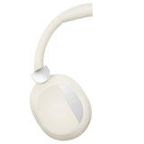 LogiLink Bluetooth 6.0 Sound Wave-Headset mit ANC, 15h Akku, Creme/Silber