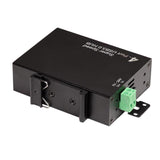 LogiLink USB 3.0 Industrie-Hub, 4 Ports, 5 Gbit/s, 10 W, Schwarz