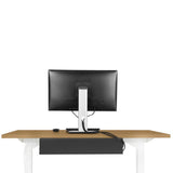 LogiLink Kabelrinnen-Organizer für Untertischmontage, Metall, schwarz