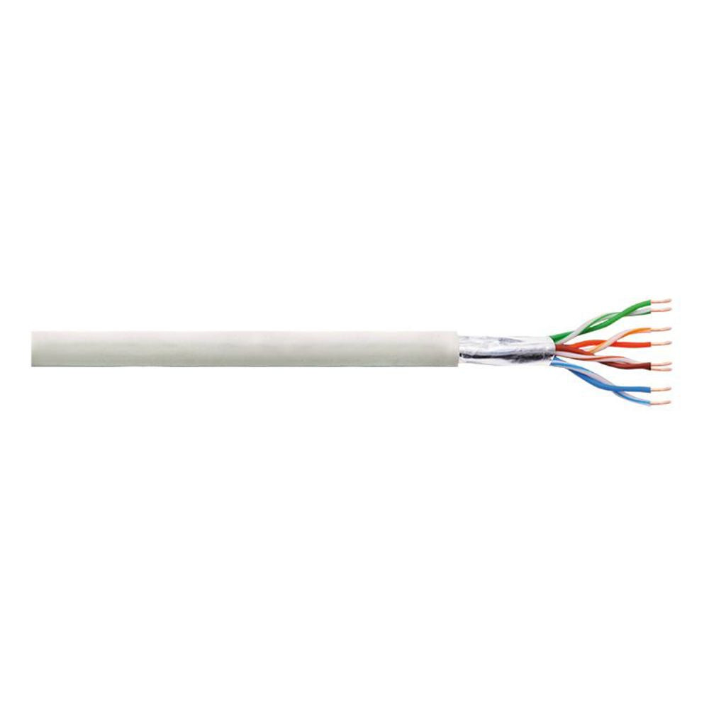 LogiLink Verlegekabel EconLine Cat.5e CCA, F/UTP, Grau, 50m