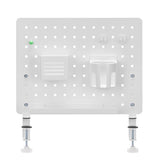 LogiLink Lochplatten-Organizer, Klemmmontage, Weiß, 42×47,7×9,9 cm