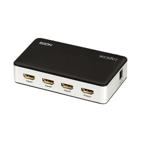 LogiLink HDMI-Switch 3x1-Port 4K/60 Hz HDCP HDR CEC RC