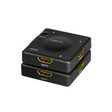 LogiLink HDMI switch 3x1 Port 1080p/60 Hz HDCP CEC Mini ABS Gehäuse Full HD 3 Geräte automatisch umschalten