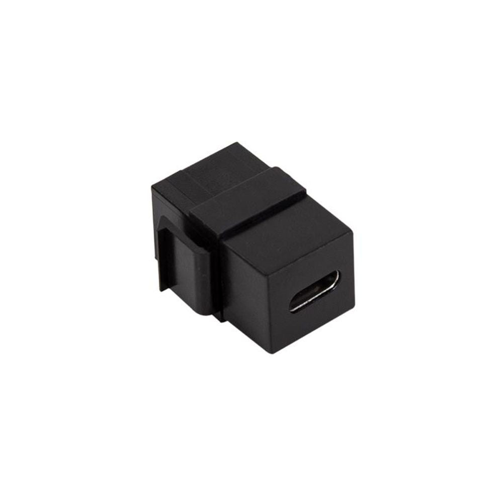 LogiLink Keystone Verbinder USB 3.1 Type C F/F Schwarz Keystone Modul Coupler