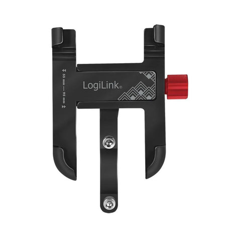 LogiLink Smartphone-Fahrradhalterung, gewinkelt, für 3,5–7" Smartphones, schwarz