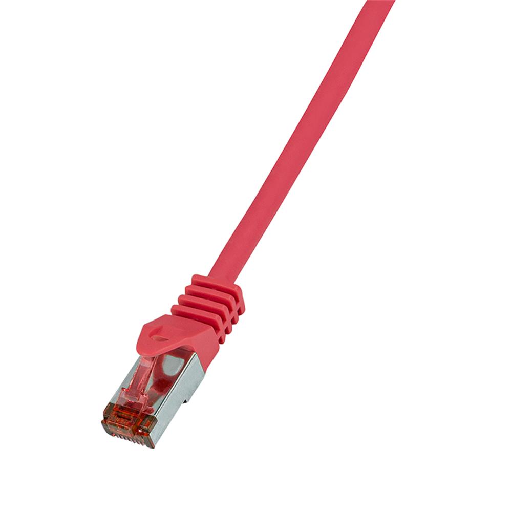 LogiLink Patchkabel PrimeLine, Cat.6, S/FTP, pink, 7,5 m