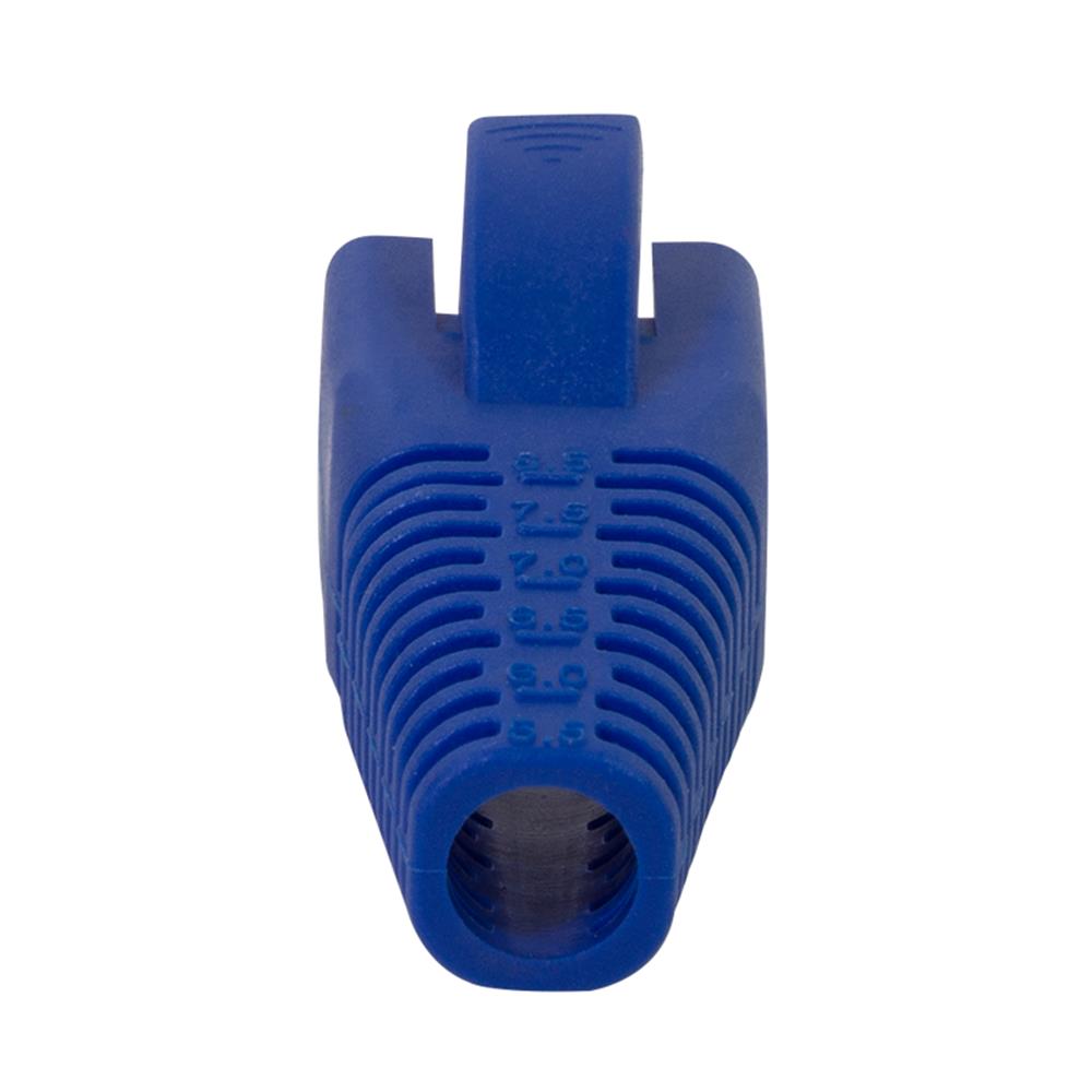 LogiLink RJ45-Stecker Knickschutztülle, kürzbar, 5,5–8,5 mm, blau, 50 Stk.