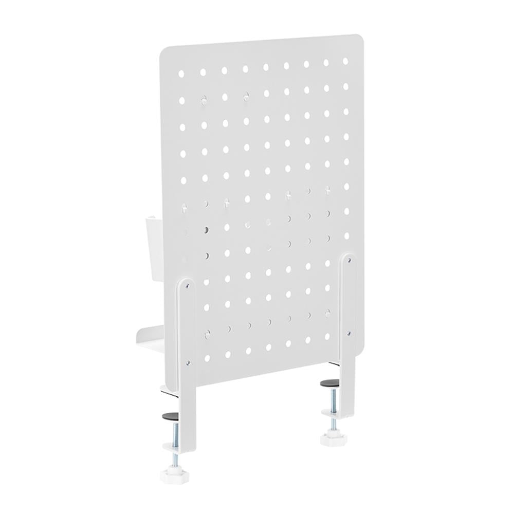 LogiLink Lochplatten-Organizer, Klemmmontage, Weiß, 42×47,7×9,9 cm