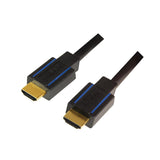 LogiLink HDMI-Kabel, A/M zu A/M, 4K/60 Hz, schwarz/blau, 7,5 m