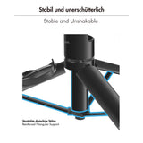 LogiLink Magnetischer Selfie-Stick, Bluetooth 5.0, MagSafe-kompatibel, 86 cm, Schwarz