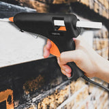 LogiLink Heißklebepistole 20W in Schwarz für DIY-Projekte, Bastelzubehör und Heimwerker