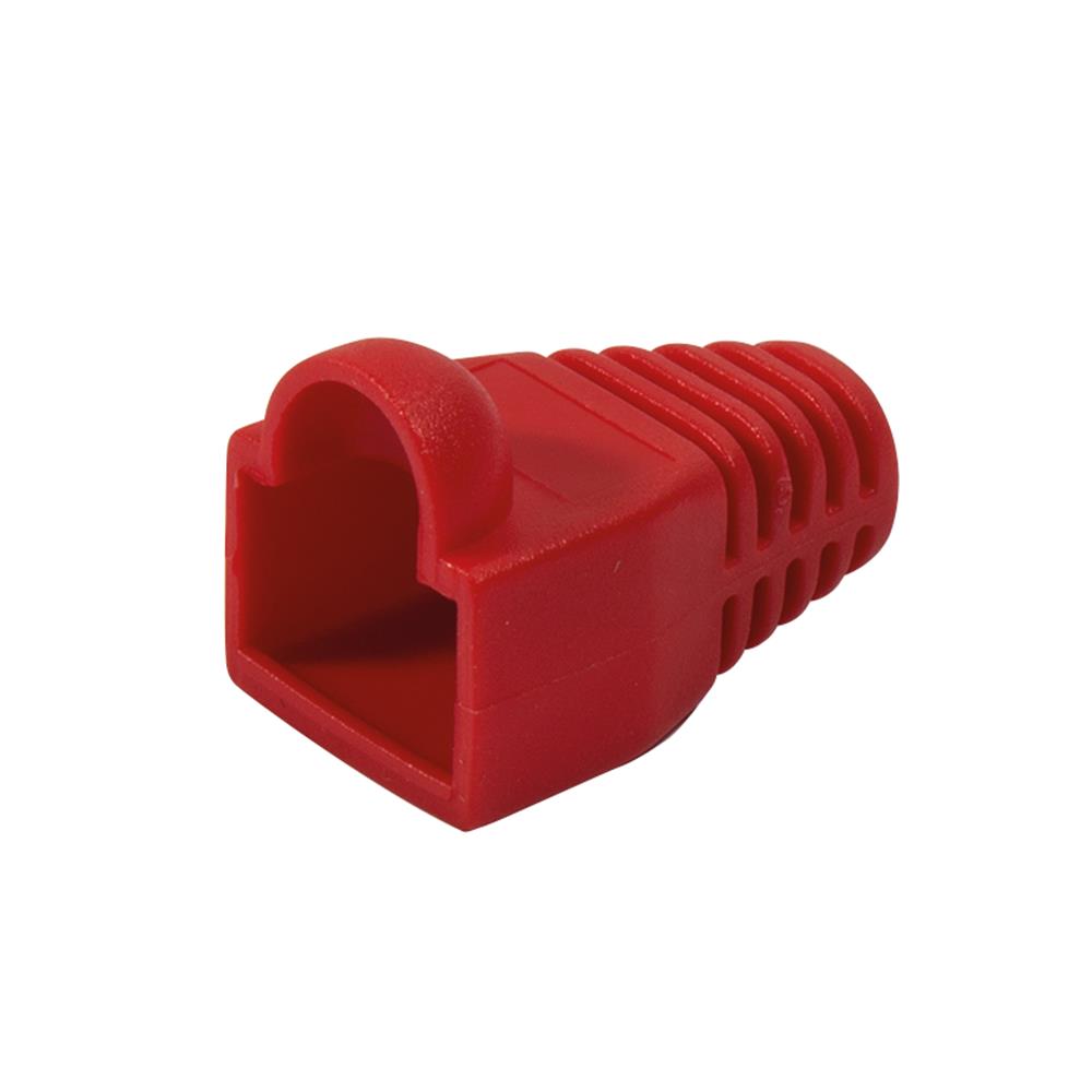 LogiLink RJ45-Stecker Knickschutztülle, 5,8 mm, rot, 100 Stk.