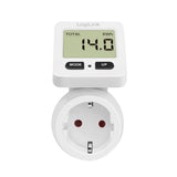 LogiLink Energiekosten-Messgerät mit 180° drehbarem Display – Stromverbrauch im Blick