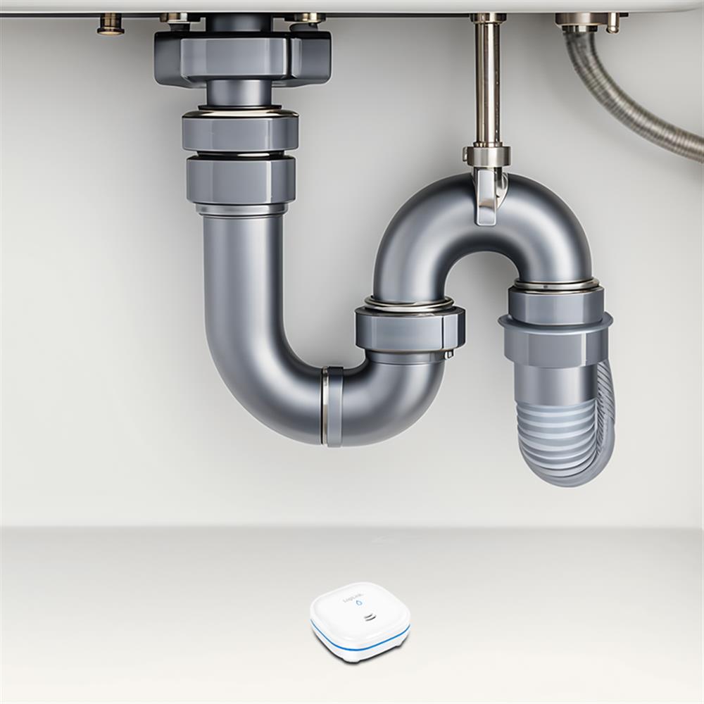LogiLink Wasserlecksensor – Zuverlässiger Schutz vor Wasserschäden, IP65, Alarm >85 dB