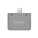 LogiLink USB 3.2 Gen2x1 SSD-Gehäuse, USB-C zu PCIe NVMe, Silber
