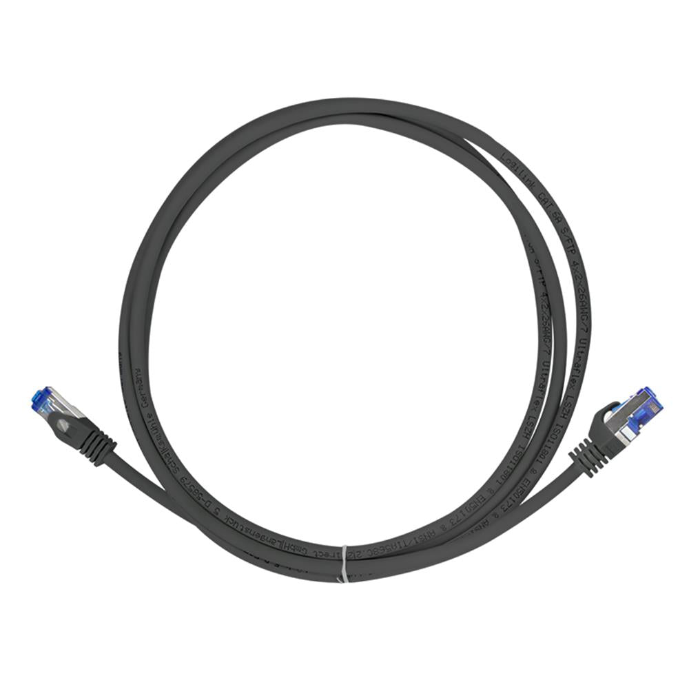 LogiLink Cat.6A Patchkabel 3 m S/FTP Ultraflex schwarz RJ45 10Gbit LAN Kabel