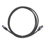 LogiLink Cat.6A Patchkabel 3 m S/FTP Ultraflex schwarz RJ45 10Gbit LAN Kabel