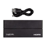 LogiLink HDMI-Splitter, 1x4-Port, 4K/60 Hz, HDCP, HDR, CEC, Downscaler