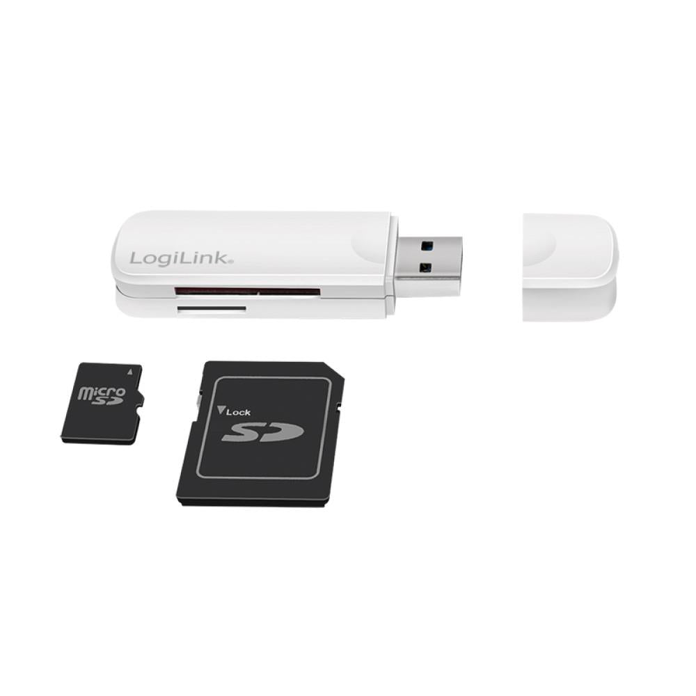 LogiLink Kartenleser USB 3.0 Schutzdeckel gegen Staub und Schmutz