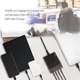 LogiLink USB Tischladeadapter 3x USB-A Port + 1x USB-C Port (PD) 72 W